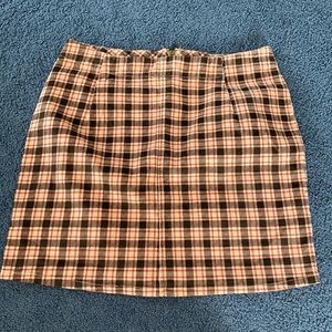 Checkered Skirt